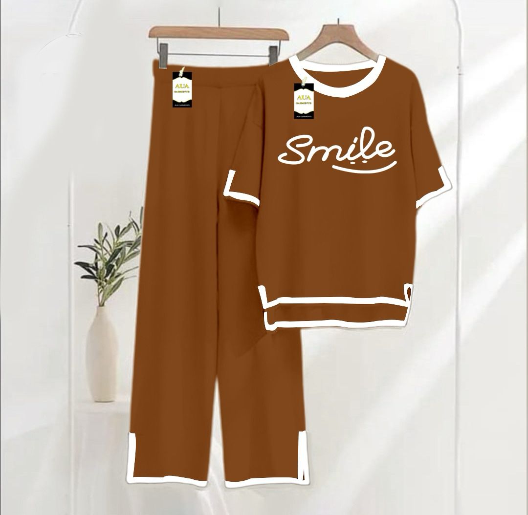 Turkish Summer Co-Ord Set for Women - Warm & Stylish Loungewear BROWN