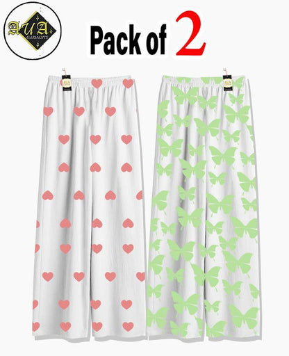 pack of 2 Mini heart & Butterfly trouser 2