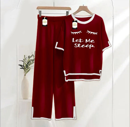 Turkish Winter Co-Ord Set for Women - Warm & Stylish Loungewear MAROON