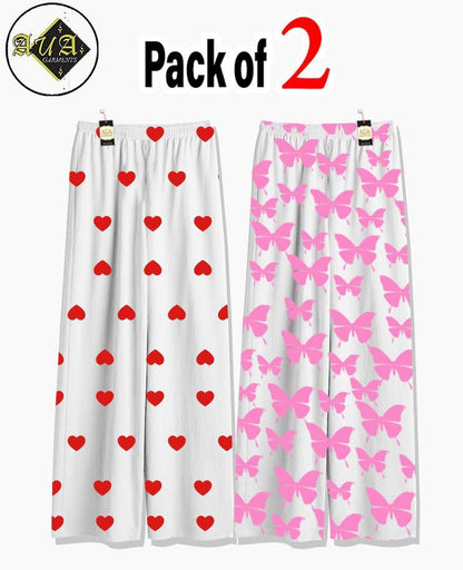 pack of 2 Mini heart & Butterfly trouser 2
