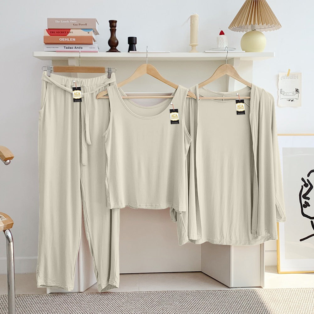 LADIES NIGHT SUIT

3 Pieces Inner Gawn + Trouser