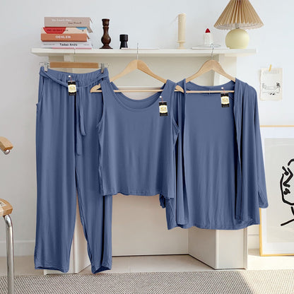 LADIES NIGHT SUIT

3 Pieces Inner Gawn + Trouser