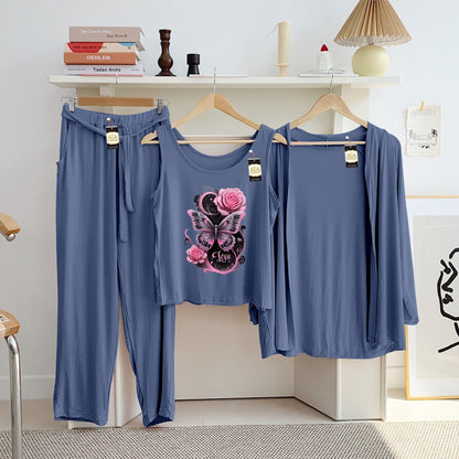 LADIES NIGHT SUIT

3 Pieces Inner Gawn + Trouser